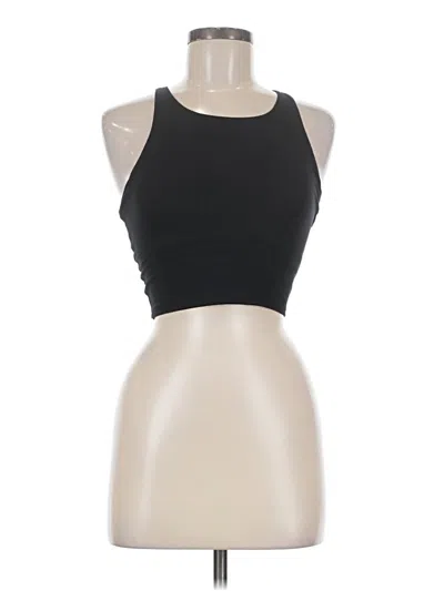 Pre-owned Tek Gear Tank Top Black Halter Neckline Tops