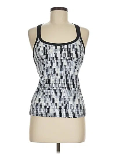 Pre-owned Tek Gear Tank Top Blue Halter Neckline Tops