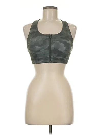 Pre-owned Tek Gear Tank Top Green Halter Neckline Tops