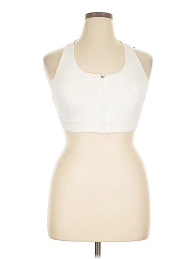 Pre-owned Tek Gear Tank Top Ivory Halter Neckline Tops