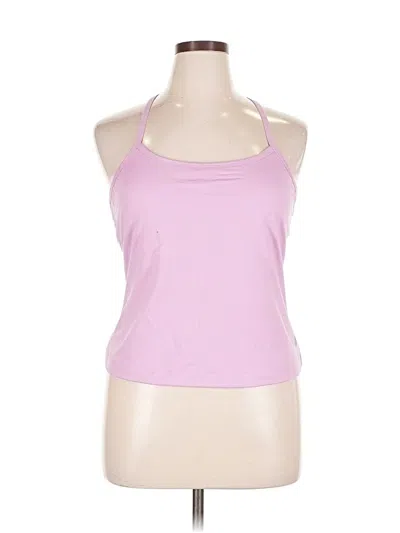 Pre-owned Tek Gear Tank Top Pink Halter Neckline Tops