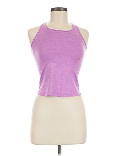 Pre-owned Tek Gear Tank Top Purple Halter Neckline Tops