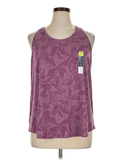 Tek Gear Tank Top Purple Halter Neckline Tops