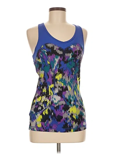 Pre-owned Tek Gear Tank Top Purple Strapless Neckline Tops