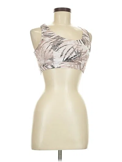 Pre-owned Tek Gear Tank Top Tan Strapless Neckline Tops