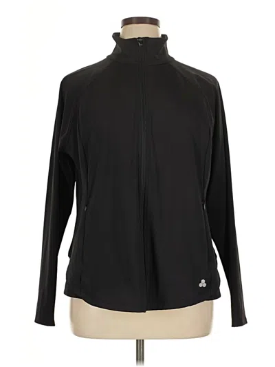 Pre-owned Tek Gear Track Jacket In Black