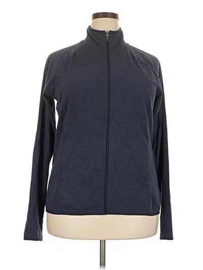 Pre-owned Tek Gear Track Jacket In Blue