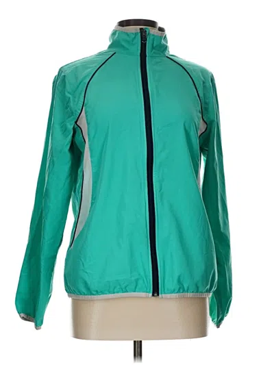 Pre-owned Tek Gear Track Jacket In Green