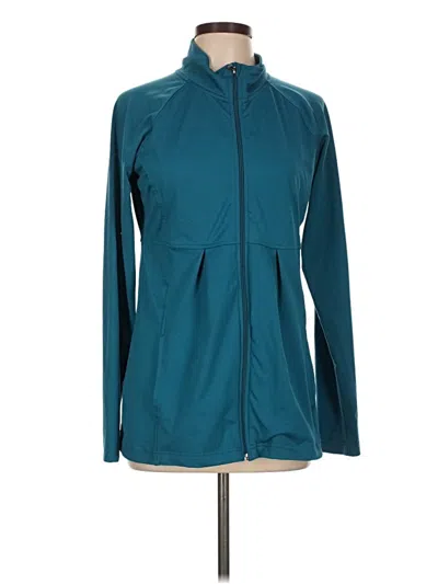 Pre-owned Tek Gear Track Jacket In Teal