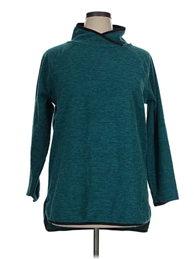 Pre-owned Tek Gear Turtleneck Sweater In Teal