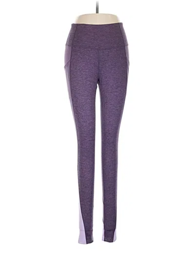 Pre-owned Tek Gear Yoga Pants In Purple