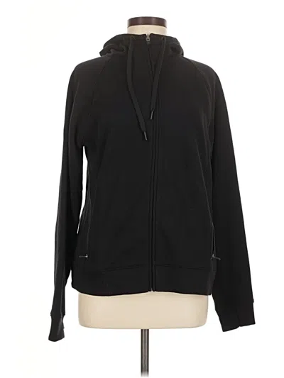 Pre-owned Tek Gear Zip Up Hoodie In Black