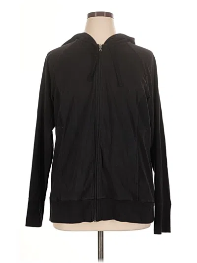 Pre-owned Tek Gear Zip Up Hoodie In Black