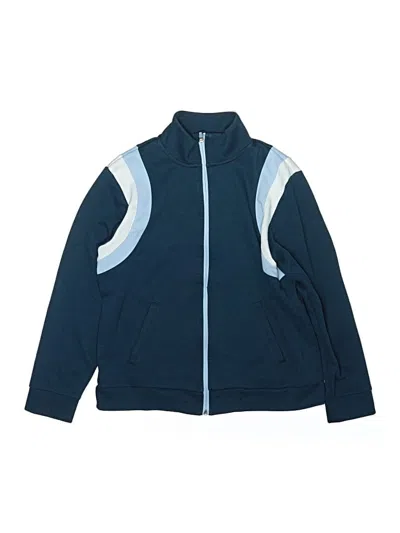Pre-owned Tek Gear Kids' Zip Up Hoodie In Blue