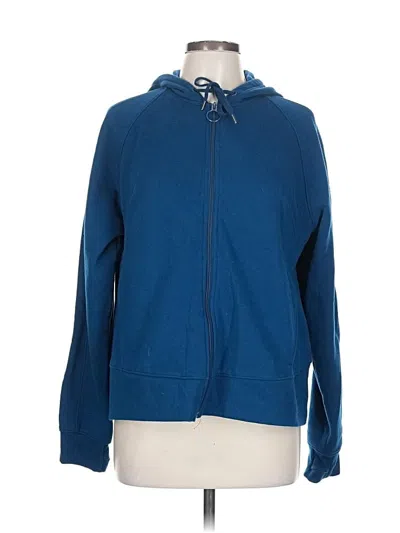 Pre-owned Tek Gear Zip Up Hoodie In Blue