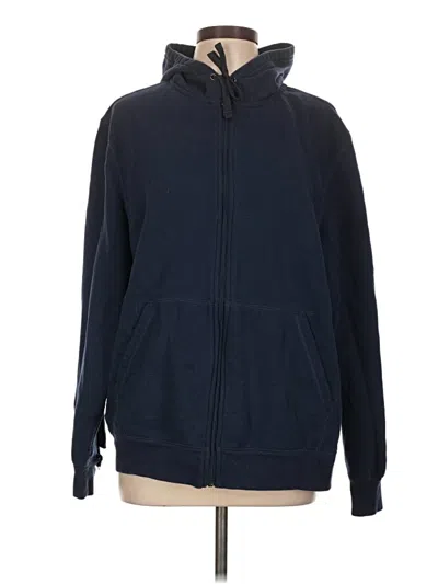 Pre-owned Tek Gear Zip Up Hoodie In Blue