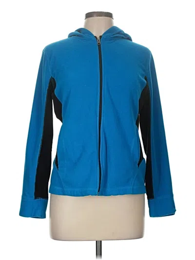 Pre-owned Tek Gear Zip Up Hoodie In Blue