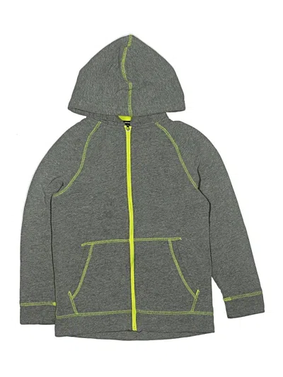 Pre-owned Tek Gear Kids' Zip Up Hoodie In Gray