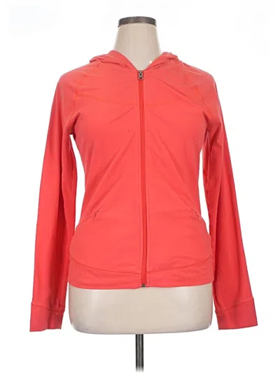 Pre-owned Tek Gear Zip Up Hoodie In Orange