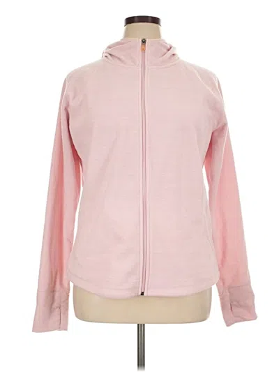 Pre-owned Tek Gear Zip Up Hoodie In Pink