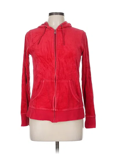 Pre-owned Tek Gear Zip Up Hoodie In Red