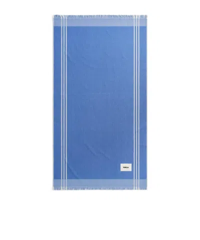Tekla Azul Beach Towel In Blue