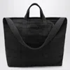 Tekla Beach Bag In Black Cotton