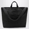 Tekla Beach Bag In Black Cotton