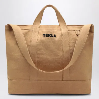 Tekla Beach Bag In Camel