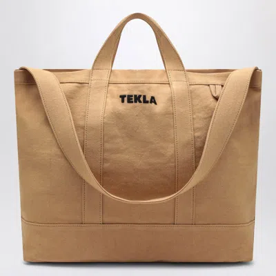 Tekla Beach Bag In Camel