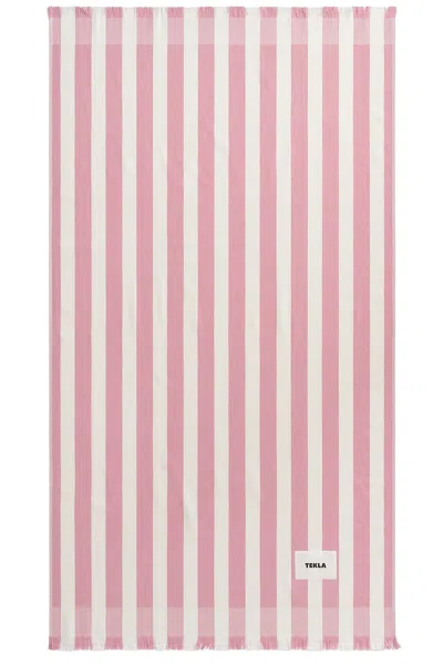 Tekla Beach Towel In Pink