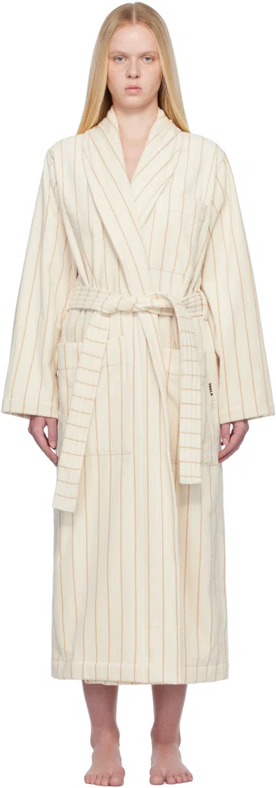 Tekla Beige Terry Classic Bathrobe