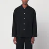 Tekla Black Pyjama Shirt In Black