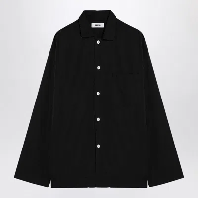 Tekla Black Pyjama Shirt