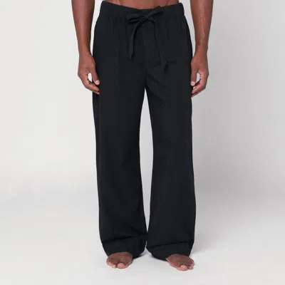 Tekla Black Pyjama Trousers
