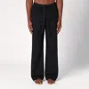 TEKLA TEKLA BLACK PYJAMA TROUSERS