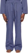 Tekla Verneuil Stripe-pattern Pyjama Trousers In Verneuil Stripes