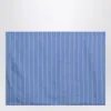 Tekla Blue Sea Fabric With Striped Pattern In Blue