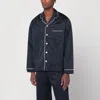 Tekla Piped Pyjama In Blue