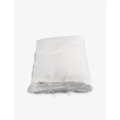 Tekla Broken White Anais Cotton Duvet Cover