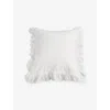 Tekla Broken White Elodie Cotton Pillow Case In White