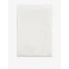 Tekla Broken White Percale Fitted Cotton Bedsheet