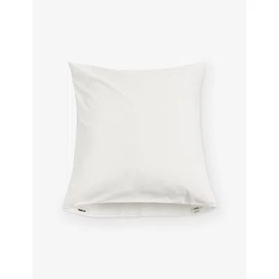 Tekla Broken White Percale Standard Cotton Pillowcase
