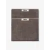 Tekla Bruin Heavyweight Terry-cotton Bath Sheet In Gray