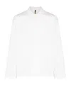 Tekla Buttoned Poplin Pajama Shirt In White