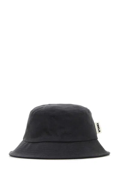 Tekla Charcoal Cotton Bucket Hat