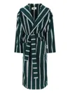 Tekla Classic Bathrobe In Green