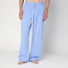 Tekla Pyjama Pants Back Pockets In Blue