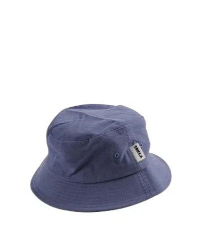 Tekla Cotton Fisherman's Hat In Blue