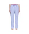 Tekla Drawstring Pajama Pants In Blue